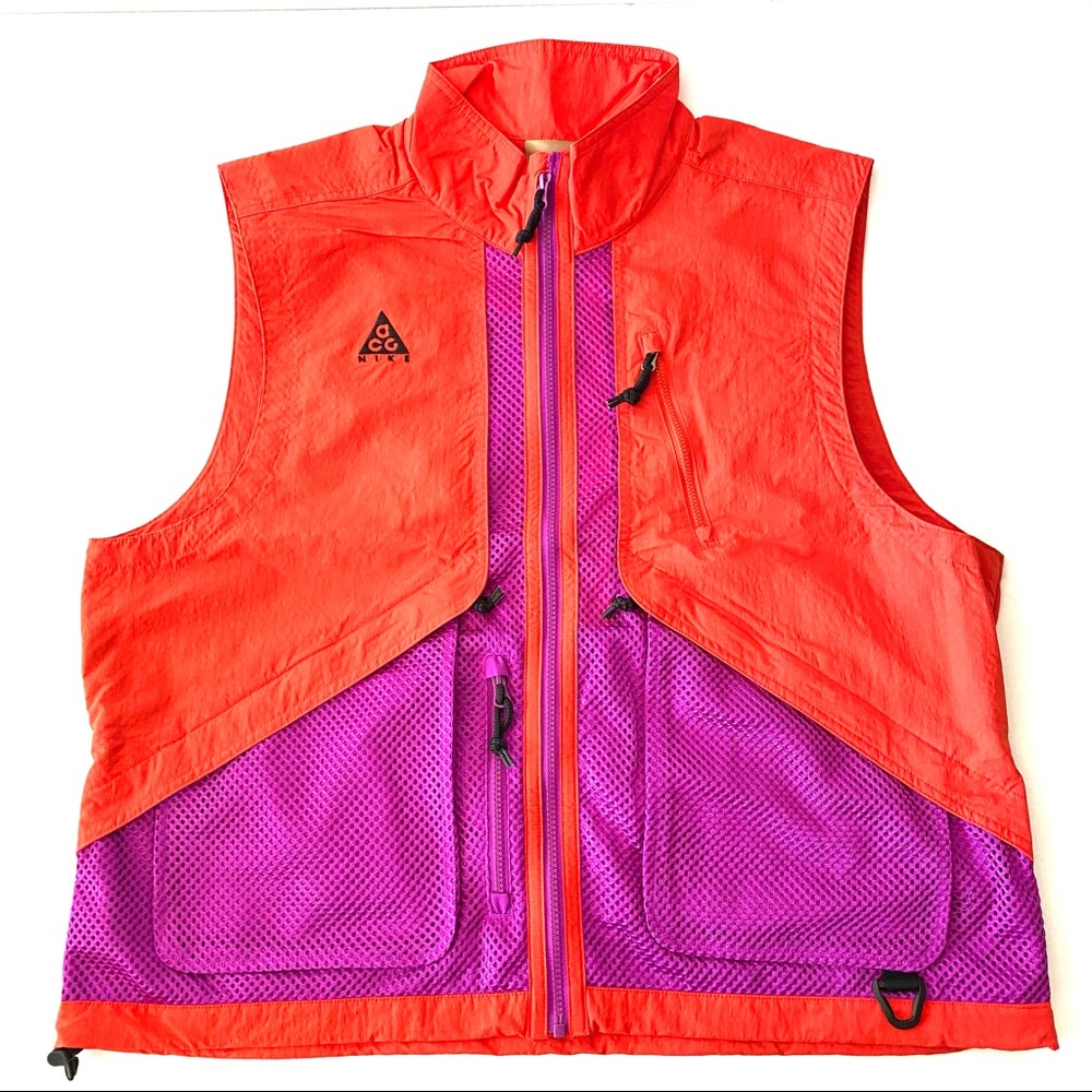 NIKE  ACG Vest Habanero Red + Vivid Purple- UNISEX